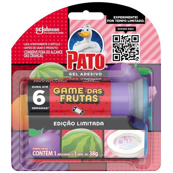 APARELHO PATO GEL ADESIVO GAME DAS FRUTAS 6DISCOS