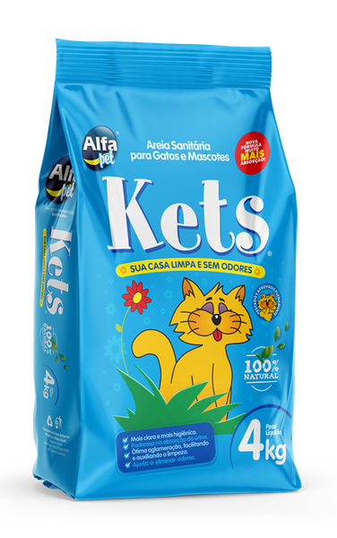 AREIA SANITARIA KETS 4KG