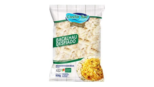 BACALHAU DESFIADO DESALGADO COSTA SUL 500GR
