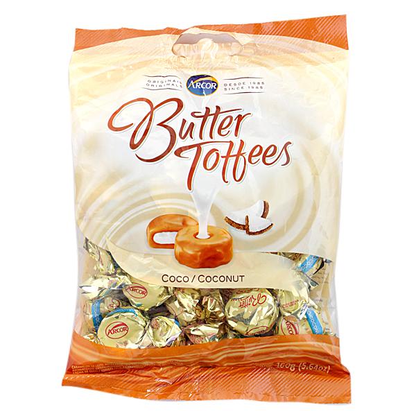 BALA BUTTER TOFFEES COCO 100GR UN