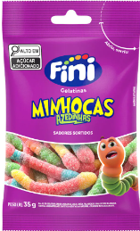 BALA FINI GELAT MINHOCA CITRICA 35GR UN