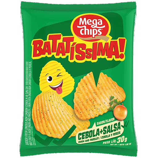 BATATA ONDUL BATATISSIMA CEBOLA E SALSA 30G