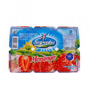 BEB LACTEA C/POLPA YOGUEDES MORANGO 540GR