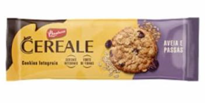 BISC CEREALE COOKIES BAUDUCCO AVEIA E PASSAS 80GR