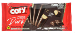 BISC CORY PALITO CHOC MEIO AMARGO 68G