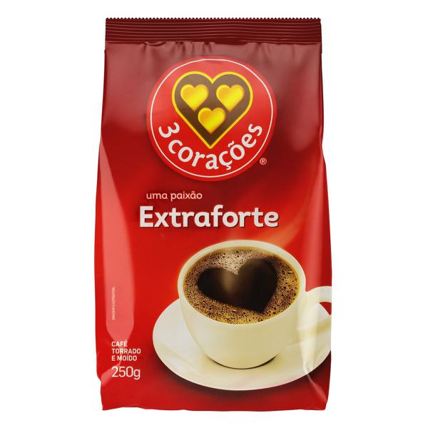 CAFE 3 CORACOES E FORTE 250G