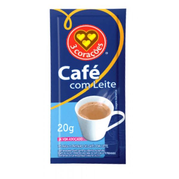CAFE LEITE 3 CORACOES SACHE 20GR