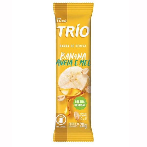 CEREAL TRIO BANANA AVEIA MEL LIGHT 20GR UN