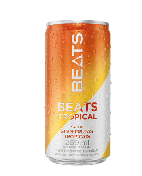CERVEJA SKOL BEATS TROPICAL LATA 269ML