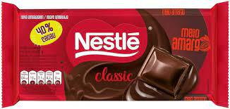 CHOC NESTLE CLASSIC MEIO AMARGO 90G