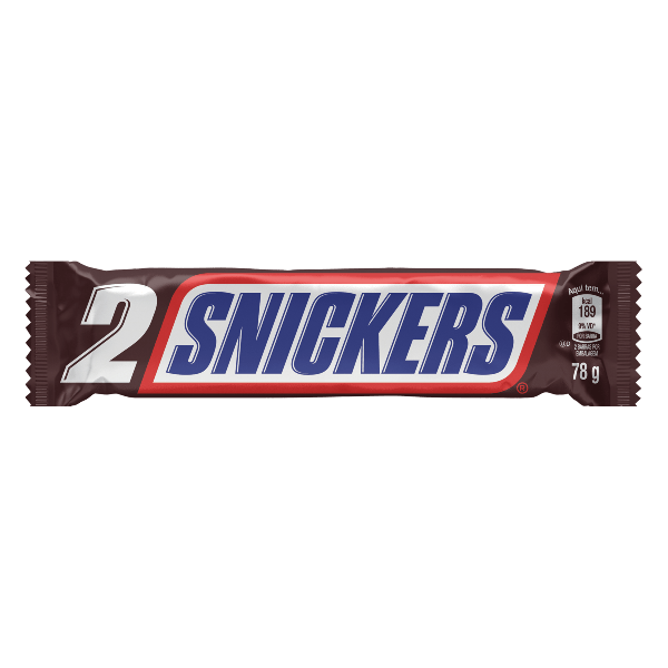 CHOC SNICKER 2 BARRAS 78GR