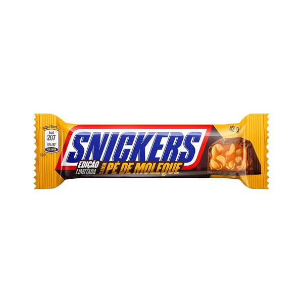 CHOC SNICKER PE DE MOLEQUE 42GR