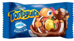 CHOC TORTUGUITA BAUNILHA AO LEITE 15G