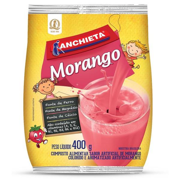 COMPOSTO LACTEO MORANGO ANCHIETA 400GR UN