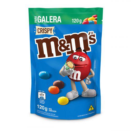 CONFEITO M E M CRISPY 120GR