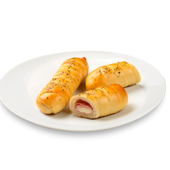 ENROLADINHO PRESUNTO E QUEIJO ASSADO UN