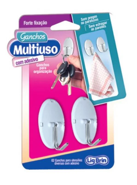 GANCHOS MULTIUSO C/2 UN