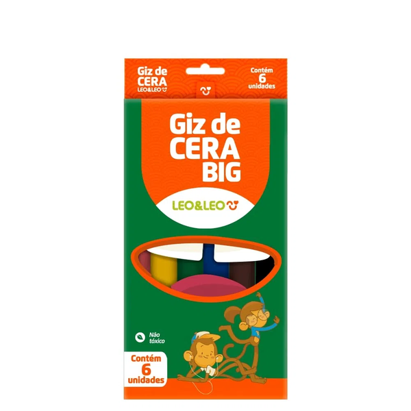 GIZ DE CERA LEOELEO GROSSO 6 CORES