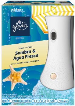 GLADE AUTOMATIC APARELHO SOMBRA E AGUA FRESCA 269ML