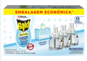 INSET RAID PROTECT +3REFS  45 NOITES RAID FAMILY 32,9 ML