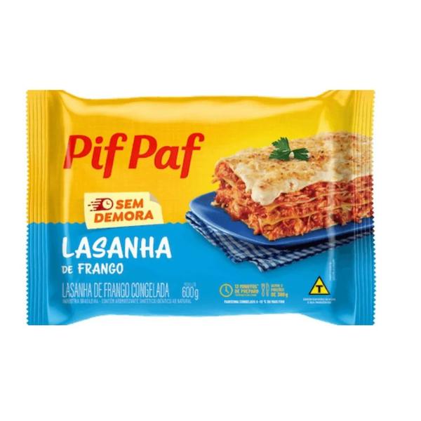 LASANHA PIF PAF FRANGO 600G