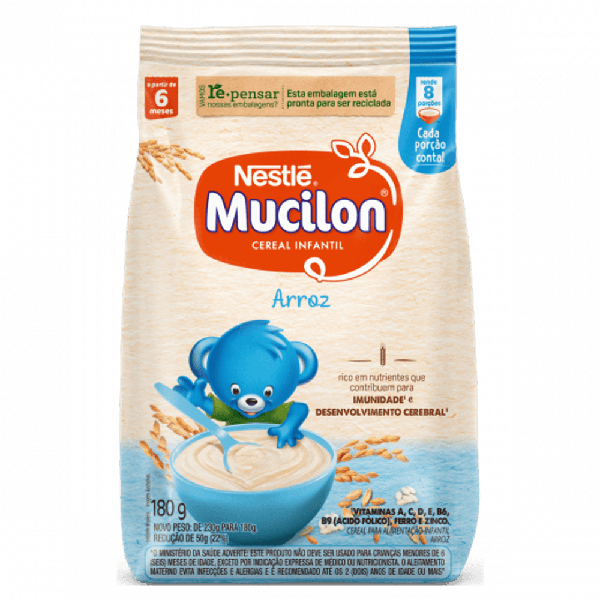 MUCILON ARROZ SACHE 180GR
