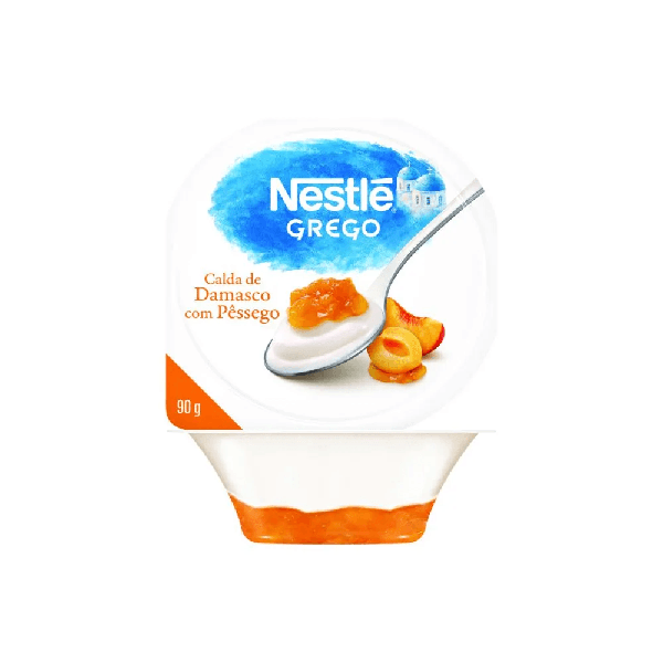 NESTLE IOGURTE GREGO DAMASCO COM PESSEGO 90GR