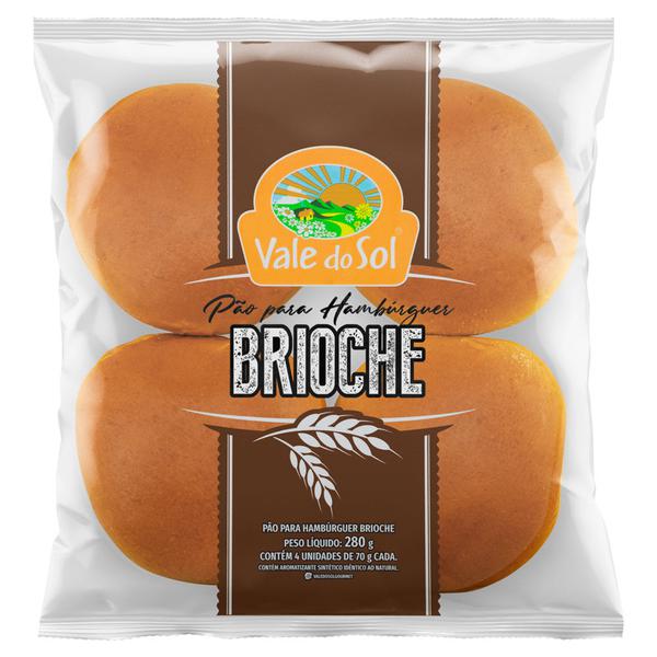 PAO DE HAMBURGUER BRIOCHE VALE DO SOL 280 GR