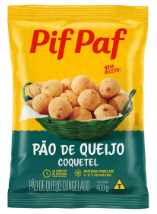 PAO DE QUEIJO COQUETEL PIF PAF 400G