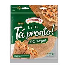 PAO TORTILHA WRAP INTEGRAL WICKBOLD 270G