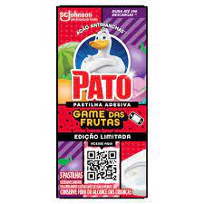PASTILHA ADESIVA SANITARIA PATO GAME DAS FRUTAS C/3