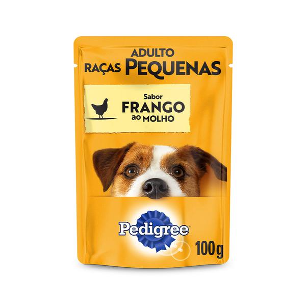 PEDIGREE FRANGO AO MOLHO SACHE ADULTO RC PEQ 100GR UN