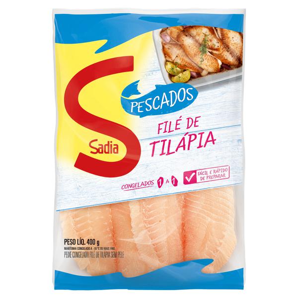 PEIXE FILE DE TILAPIA SADIA 400GR