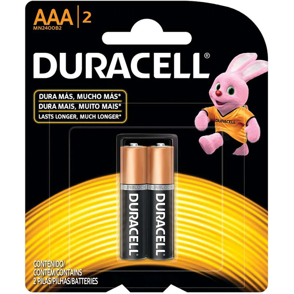 PILHA DURACELL PALITO AAA2