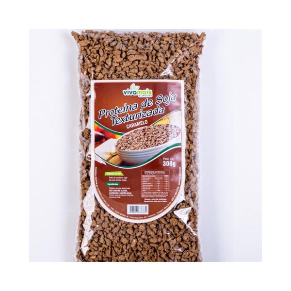 PROTEINA TEXTURIZADA DE SOJA CARAMELO GRAMAIS 300GR