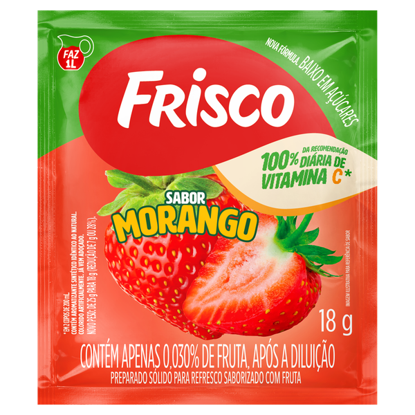 REFRESCO FRISCO MORANGO 18G