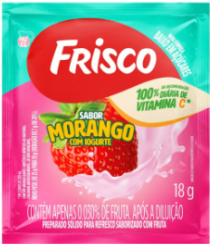 REFRESCO FRISCO MORANGO C/IOGURTE 18G