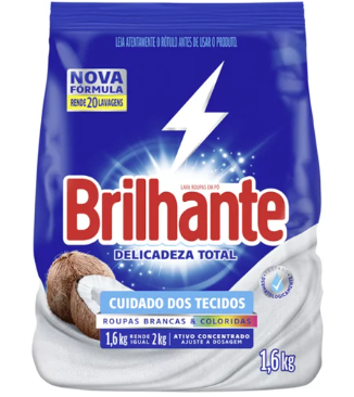 SABAO EM PO BRILHANTE SC 1,6KG  DELICADEZA