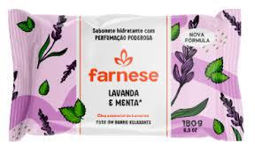 SABONETE FARNESE LAVANDA E MENTA 180GR