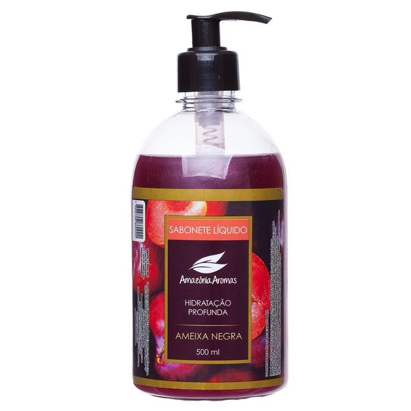 SABONETE LIQ AROMAS AMAZ 500ML AMEIXA NEGRA