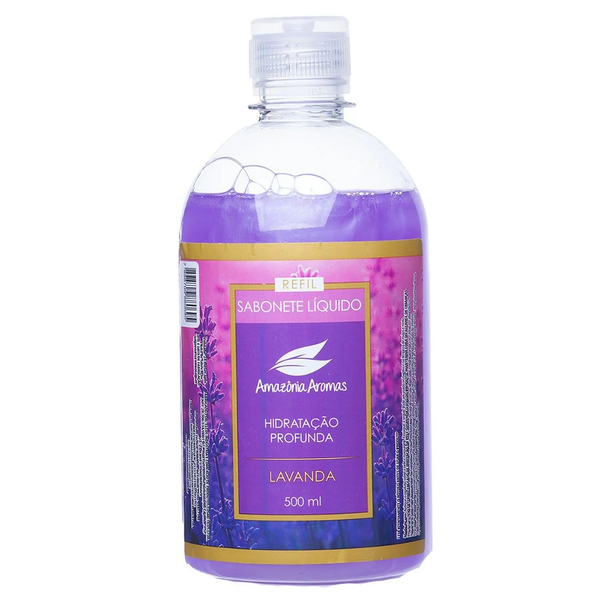 SABONETE LIQ AROMAS AMAZ 500ML LAVANDA 854