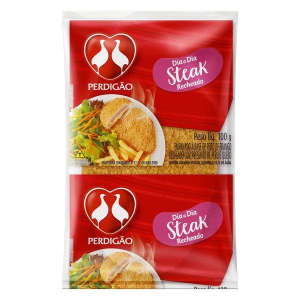 STEAK PERDIGAO FRANGO RECHEADO 100GR