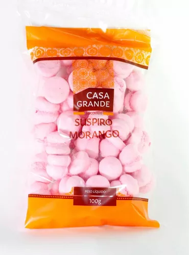 SUSPIRO MORANGO 200GR CASA GRANDE