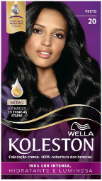 TINTA KOLESTON 20 TUBAO PRETO NEGRO UN