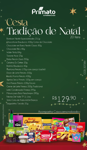 Cesta Tradição Natalina