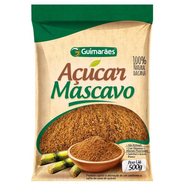 AÇÚCAR MASCAVO GUIMARÃES PACOTE 500GR
