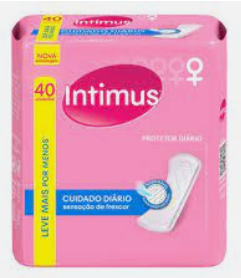 ABSORVENTE INTIMUS DAYS CUIDADO AVANCADO PROTETOR DIÁRIO C/40 S/ABAS S/PERFUME