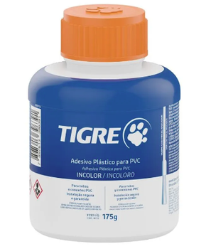 ADESIVO PVC INCOLOR FRASCO 175G TIGRE