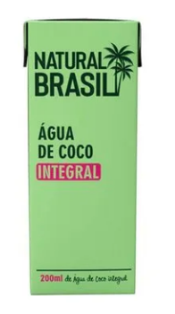 AGUA COCO NATURAL BRASIL 200ML INTEGRAL