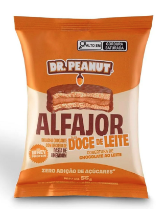 ALFAJOR DR.PEANUT 55G DOCE DE LEITE